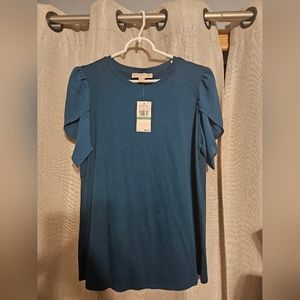 Michael Kors Lux Teal Women's Top